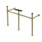 Fauceture VPBT14887 Stainless Steel Console Sink Legs, Brushed Brass VPBT14887 - alternate 1